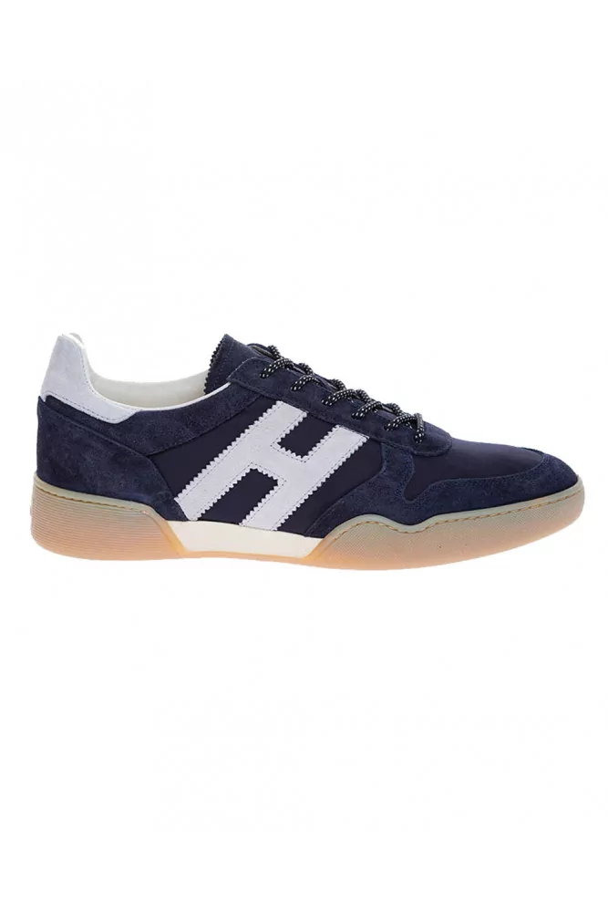 Retro Volley - Baskets en nubuck style vintage 5 1/2 Bleu marine