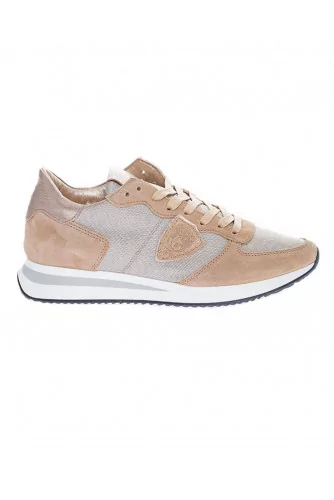 Basket Philippe Model "Tropez" beige rosé pour femme