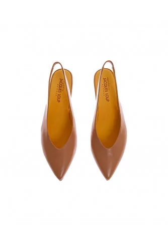 Natural leather cut shoes with point-toe 20