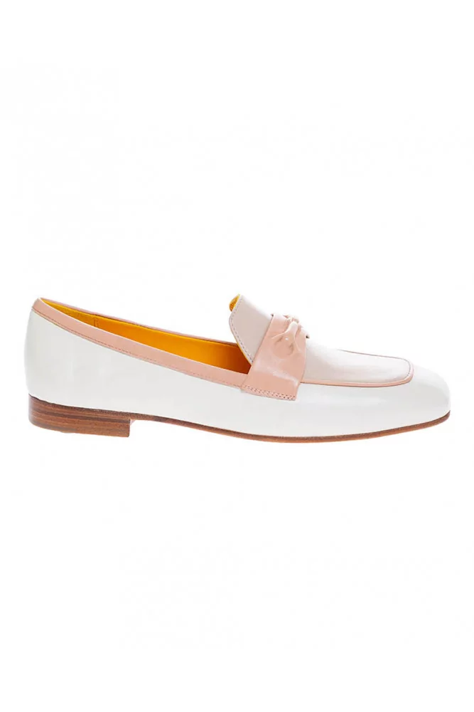 Mara Bini - Mocassins en cuir nappa avec mors recouvert 36 nude