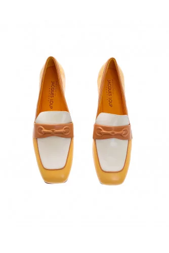 Mocassin Mara Bini cognac, avec mors, 3 couleurs pour femme