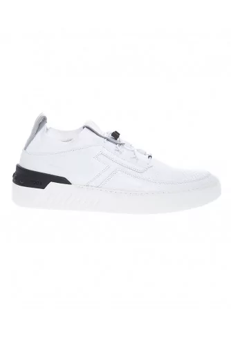 Basket Tod's "No Code Cassetta" blanc-gris-noir pour homme