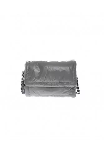 Pillow - Bag with natural padded leather