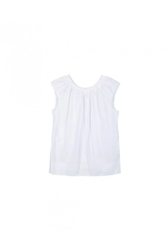 Top Marni blanc ras du cou pour femme