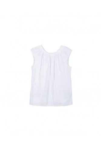 Top Marni blanc ras du cou pour femme