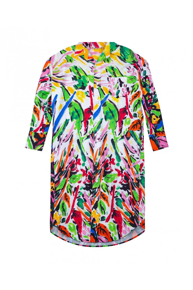 Robe chemise Marni over size multicolor