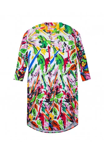 Robe chemise Marni over size multicolor