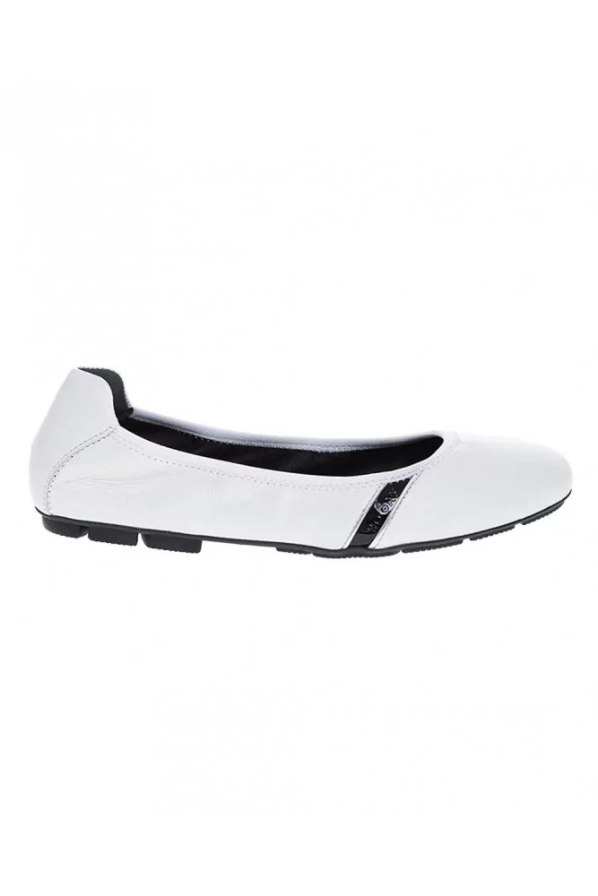 Ballerine Hogan blanc-argent-noir pour femme