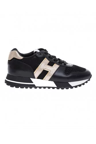H383 - Multimaterial sneakers 40