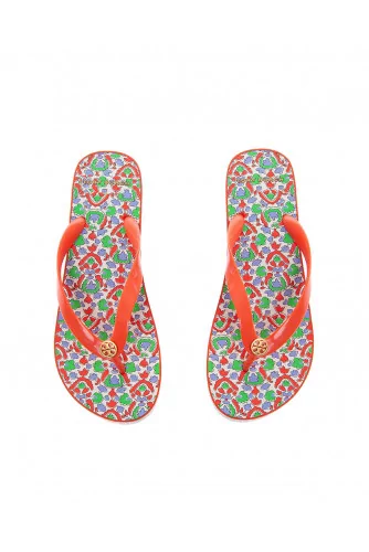 Flip Flop - Tongs compensées avec fleurs décoratives 45