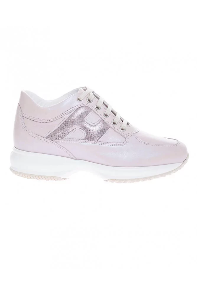 Interactive - Pearly calf leather sneakers  50