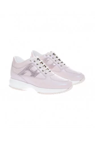 Achat Interactive - Pearly calf leather sneakers  50 - Jacques-loup