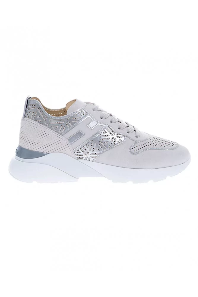 Active One - Calf leather sneakers with glitters 50