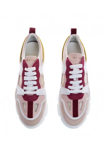 Achat Leather sneakers with... - Jacques-loup