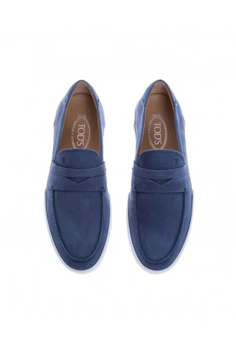 Achat Riviera Nubuck moccasins with stitched band on top - Jacques-loup