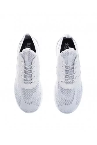 Achat Active One - Stretch tissue and calf leather sneakers 50 - Jacques-loup
