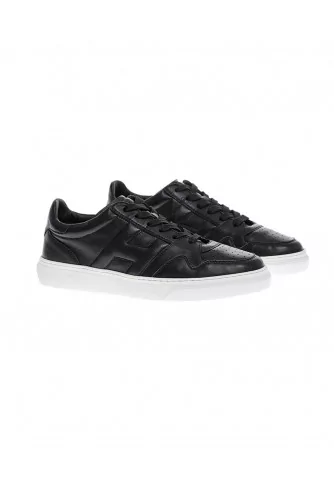 Casetta - Nappa leather sneakers with padded H