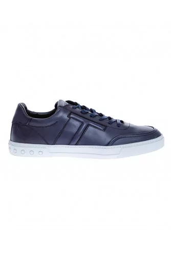 Nuovo Cassetto Sportivo - Classy patina calf leather sneakers