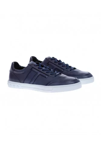 Nuovo Cassetto Sportivo - Classy patina calf leather sneakers