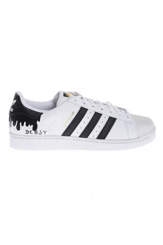 Tennis shoes Adidas by Debsy - Super Star "Flowing black" for men