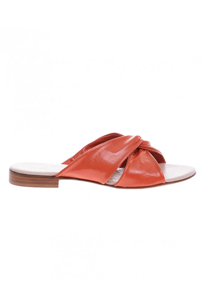 Mule Jacques Loup orange tal.15 cm pour femme