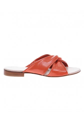 Mule Jacques Loup orange tal.15 cm pour femme