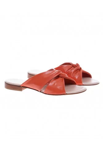 Mule Jacques Loup orange tal.15 cm pour femme