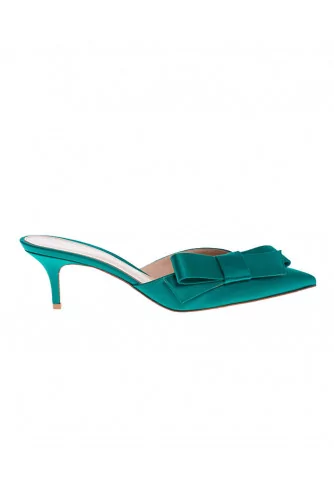 Achat Satin mules with pointed tip 55 - Jacques-loup