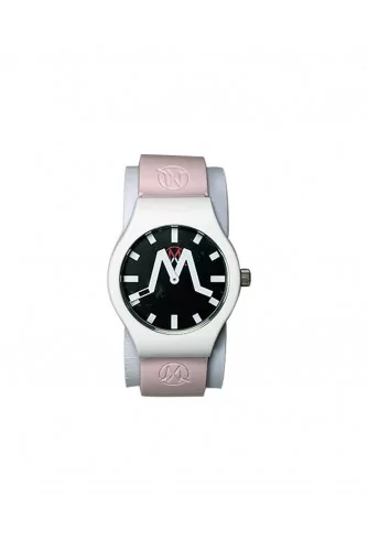 Monaco - Soft touch silicone and stainless steel watch water resistant