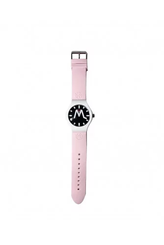 Monaco - Soft touch silicone and stainless steel watch water resistant