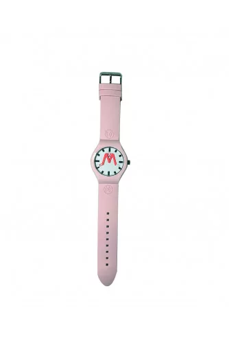 Paris - Soft touch silicone and stainless steel watch water resistant