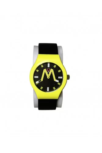 London - Montre mixte en silicone et acier inoxydable waterproof