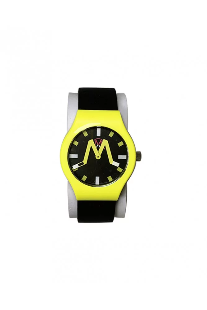 London - Mixed soft touch silicone and stainless steel watch water resistant