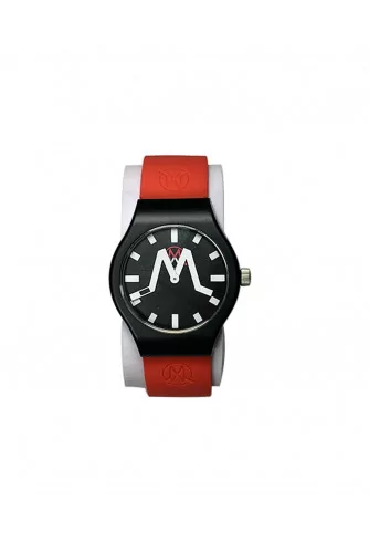 Rio - Montre mixte en silicone et acier inoxydable waterproof