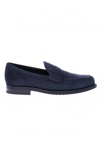 City Gomini - Calf leather moccasins with upper stitches
