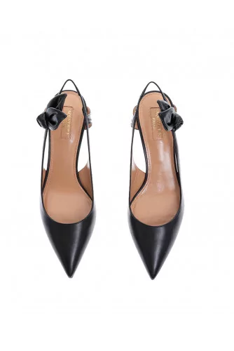 Drew - Nappa leather cut-shoes with a bow on side 60