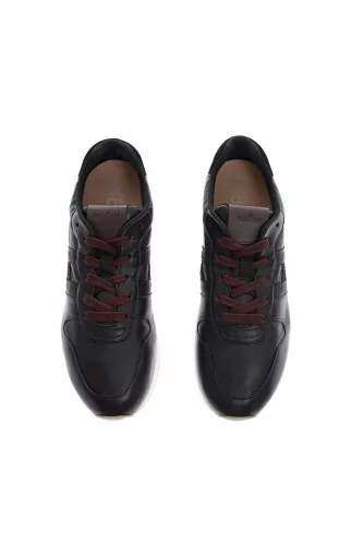 Running H86 - Suede and nappa sneakers with small rubber studs
