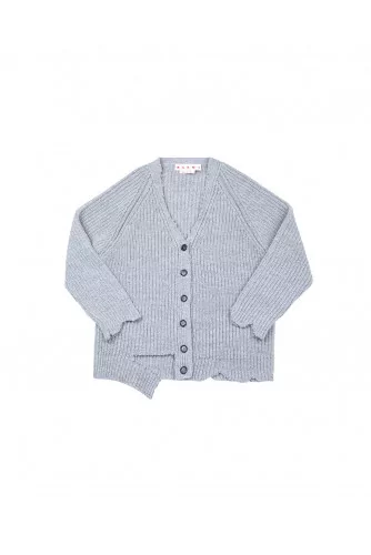 Cardigan en laine col V ML