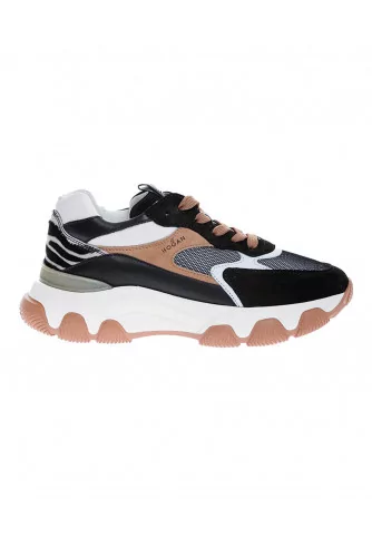 Nouveau Model - Split leather sneakers with zebra print 50