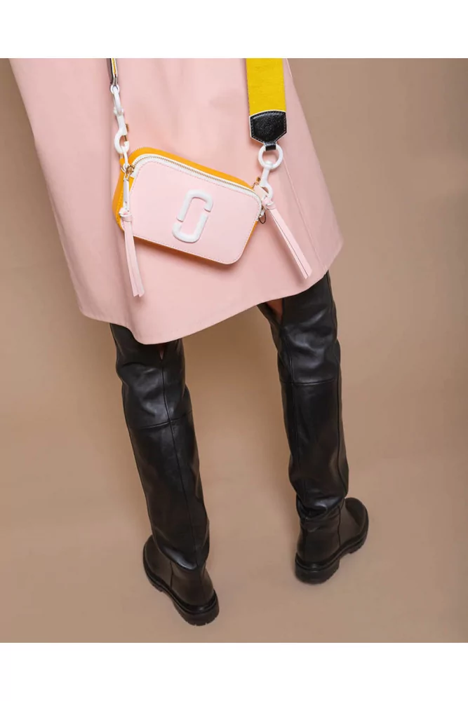Snapshot Leather & Ceramic Shoulder Bag - Pink - Marc Jacobs Shoulder bags