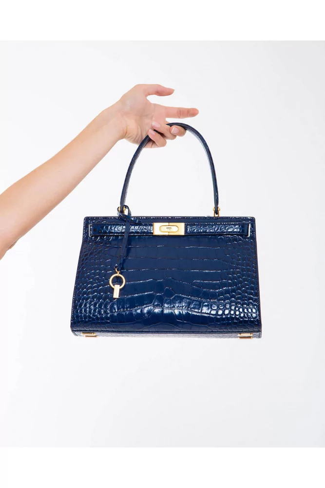 Lee Radziwil - Leather bag crocodile print