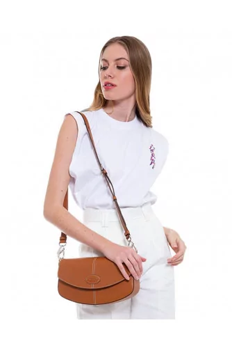 C-Bag - Leather bag with shoulder strap