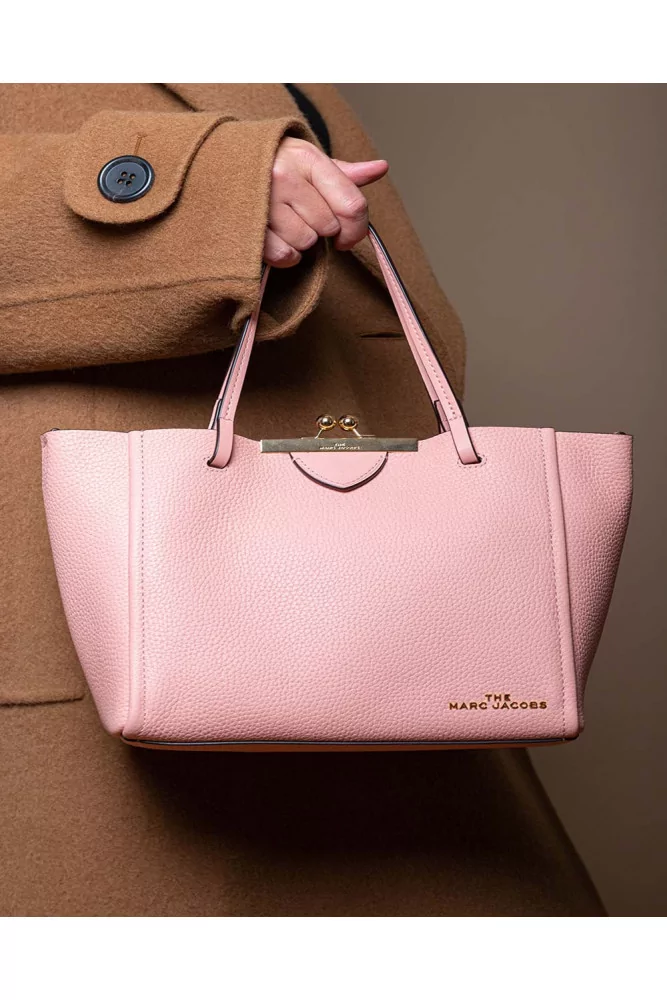 Marc Jacobs The Mini Tote Tote in Rose-Pink Leather