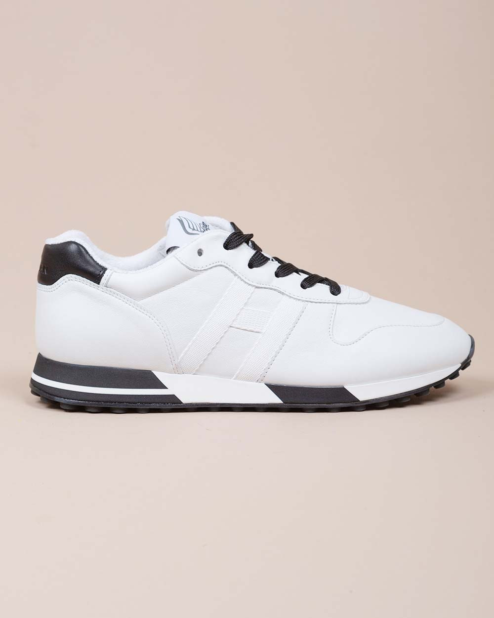 Running H86 - Baskets en cuir nappa avec contrefort en contrast