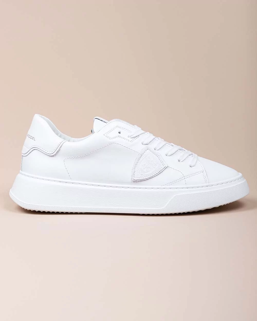 Temple - Baskets en cuir ton sur ton