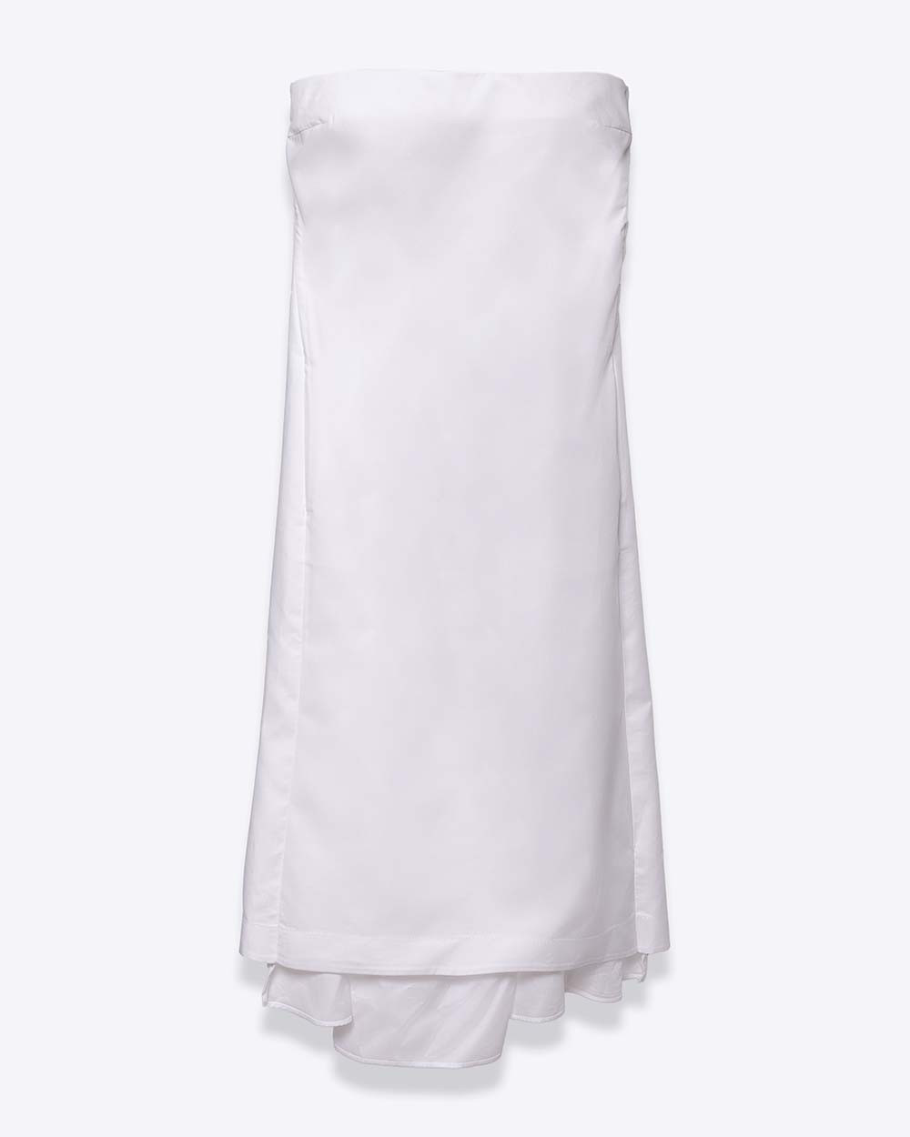 Robe bustier nouée en popeline coton