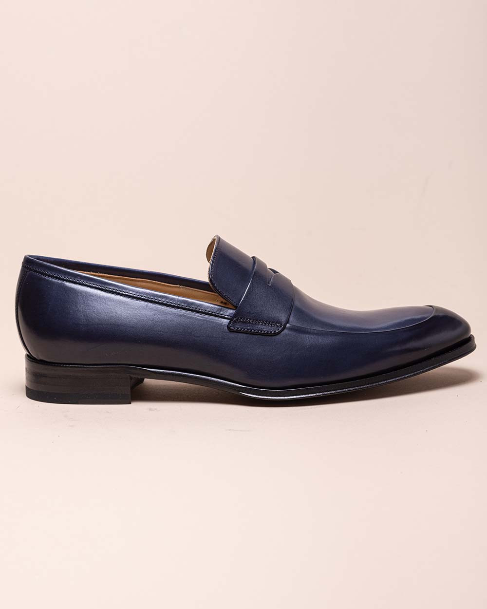 Mocassins parma en cuir avec patte décorative