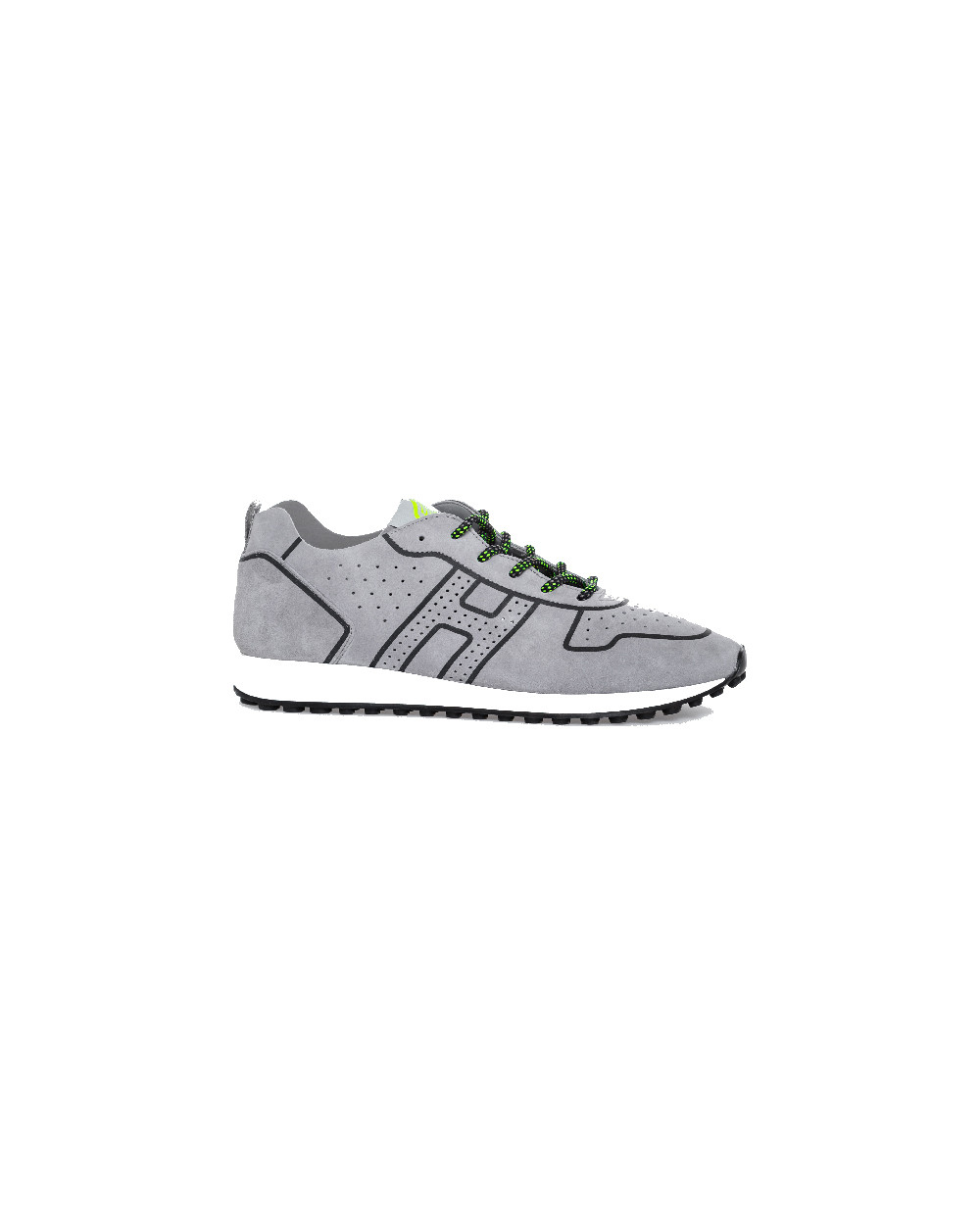 Running - Baskets en croûte de cuir avec bords