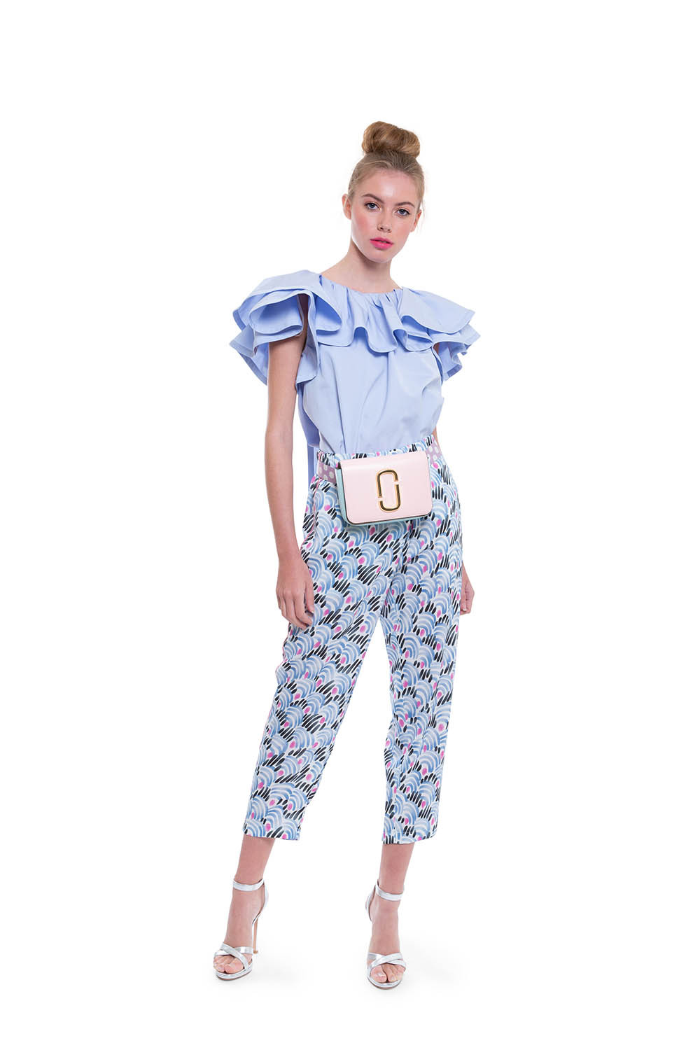 Pantalon avec passepoil sur le côté