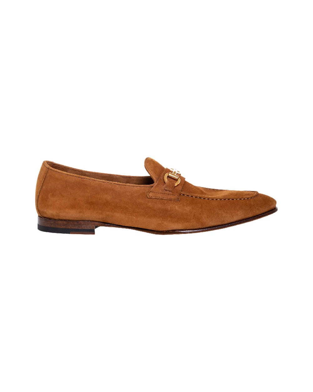Mocassins souples en croûte avec mors métal